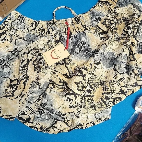 Anthropologie Boemo Raga Snake Print Shorts NWT - Picture 5 of 6